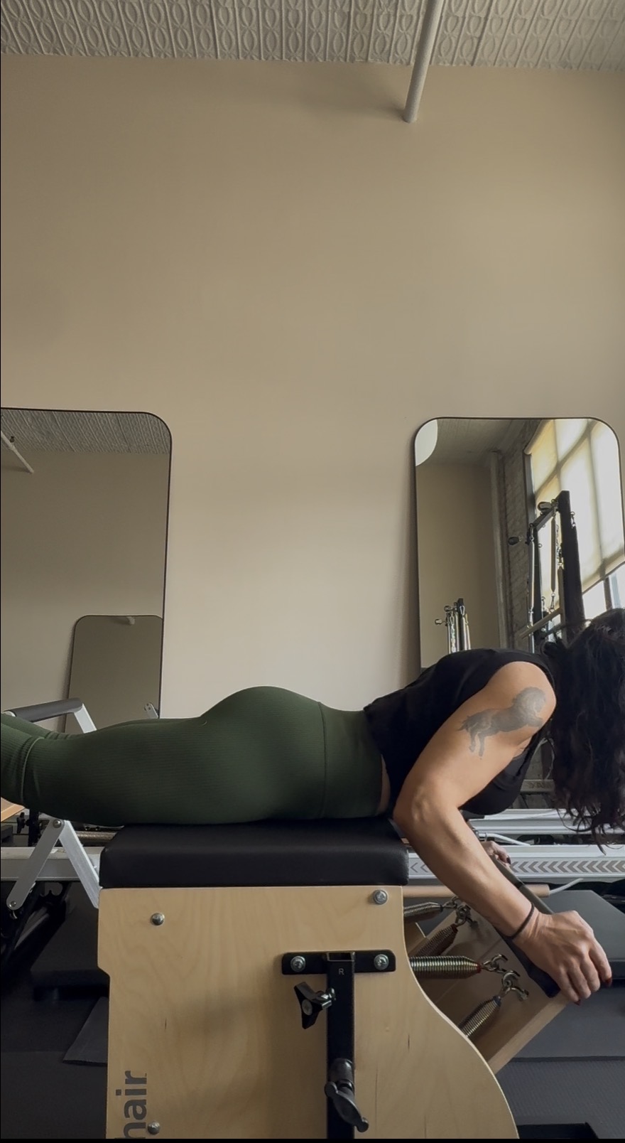 Inside sculpturing, a pilates studio